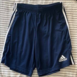 Adidas Navy Blue Athletic Shorts